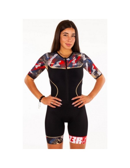 Triathlon Trisuit Women's Zerod TTSUIT Start Psycho Champagne