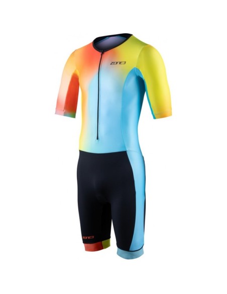Trifonction Triathlon Homme Zone3 Activate+ Shortsleeve Trisuit TS25MACTP101