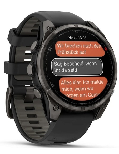 Garmin Fenix 8 Pro 010-03198-01 – Montre GPS Connectée 47 mm AMOLED Sapphire | Sport & Aventure