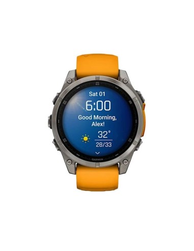 Garmin Fenix 8 – 47 mm AMOLED Sapphire Titanium (Ref. 010-02904-11) | Premium Multisport GPS Watch