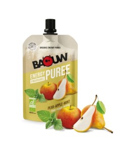 Baouw Bio Apfel-Birnen-Püree Minze – Natürlicher Snack
