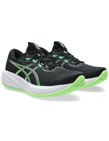 Asics Gel-Cumulus 28 1011c143-001 BLACK/ILLUMINATE GREEN