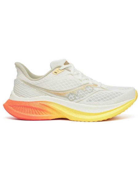 Achetez les Saucony Endorphin Speed 5 Ivory / Fire s21007-142  – Running rapide, léger et stylé !