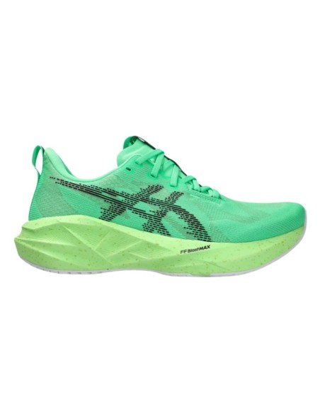 W Asics Novablast 5 Ekiden Vital Green / Black 1012B891-300 Chaussures running en ligne