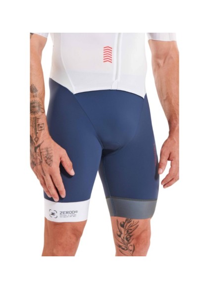 Triathlonbekleidung Herren Zerod Racer TTSUIT Smoke White 26TMRTTS