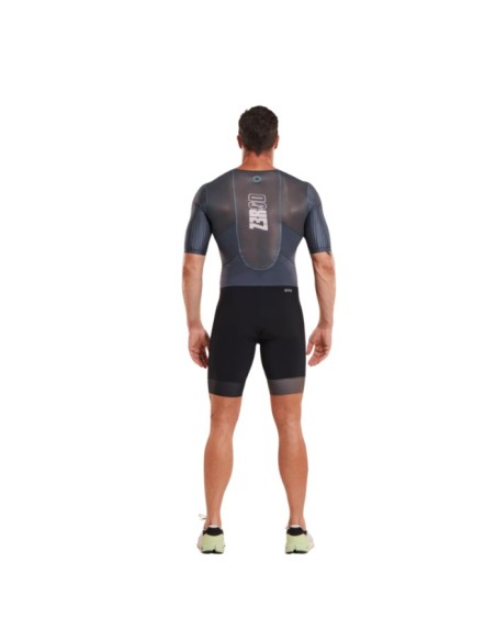 Triathlonbekleidung Herren Zerod Racer TTSUIT Black Volt 26TMRTTS