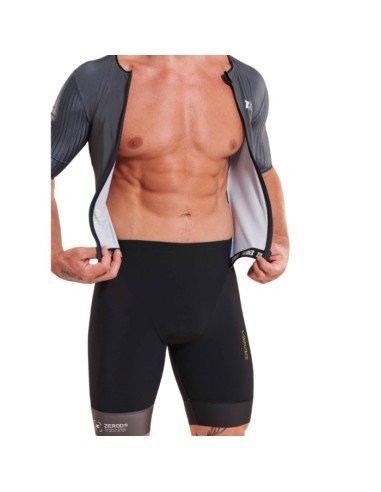Triathlonbekleidung Herren Zerod Racer TTSUIT Black Volt 26TMRTTS