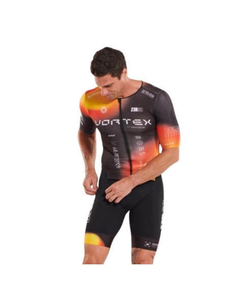 Triathlonbekleidung Herren Zerod Racer TTSUIT Vortex Solar 26TMRTTS