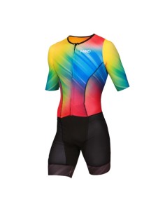 Triathlonsuit Men's Mako Pro Set In Fade-Out Rainbow 2