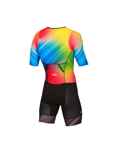 Triathlonsuit Men's Mako Pro Set In Fade-Out Rainbow