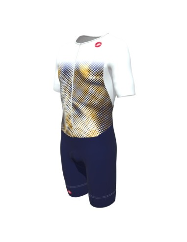 Trifonction Triathlon Homme Castelli Core Tri MC White/Navy