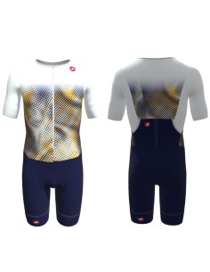 Trifonction Triathlon Homme Castelli Core Tri MC White/Navy