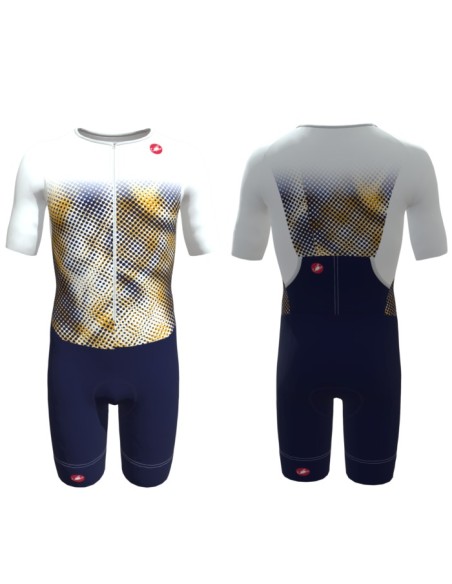 Trifonction Triathlon Homme Castelli Core Tri MC White/Navy