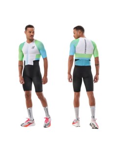 Triathlon trisuit men Compressport Stream SS Trisuit ATRM611100L