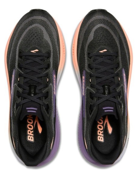 Brooks Ghost 18 1204821b080 Black/Mulled Grape/Peach