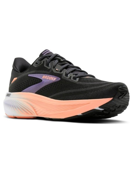 Brooks Ghost 18 1204821b080 Black/Mulled Grape/Peach