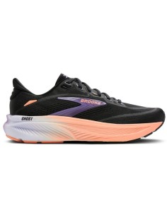 Brooks Ghost 18 1204821b080 Black/Mulled Grape/Peach 2