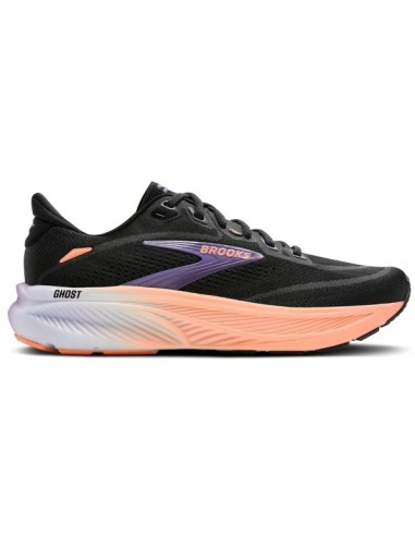 Brooks Ghost 18 1204821b080 Black/Mulled Grape/Peach
