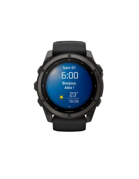 GARMIN FĒNIX® 9 – 51MM TITANE CARBON GRAY 010-04763-11